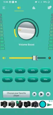 Volume Booster android App screenshot 0