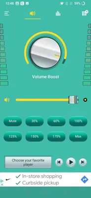 Volume Booster android App screenshot 1